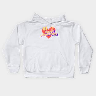 #1 Happy Anniversary Kids Hoodie